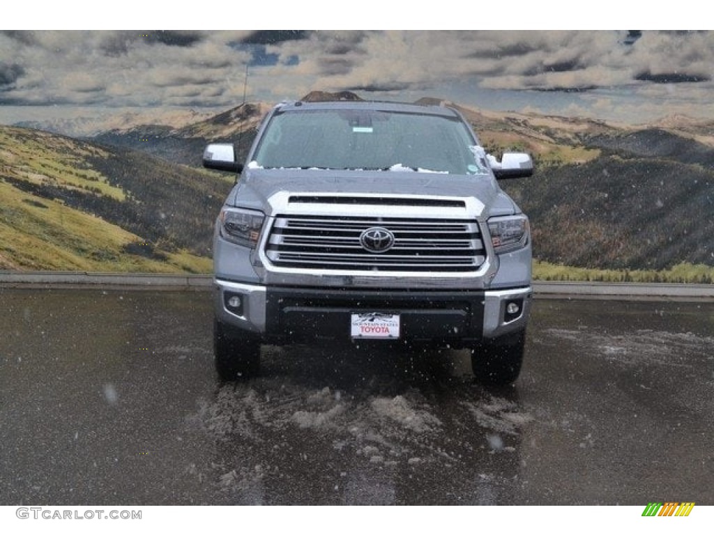 2018 Tundra Limited CrewMax 4x4 - Cement / Black photo #2