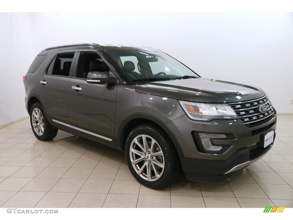 2017 Explorer Limited 4WD - Magnetic / Ebony Black photo #1