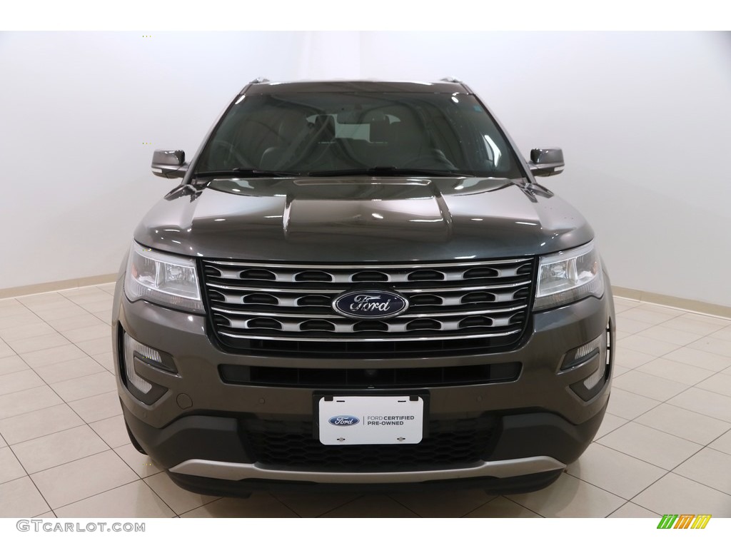 2017 Explorer Limited 4WD - Magnetic / Ebony Black photo #2