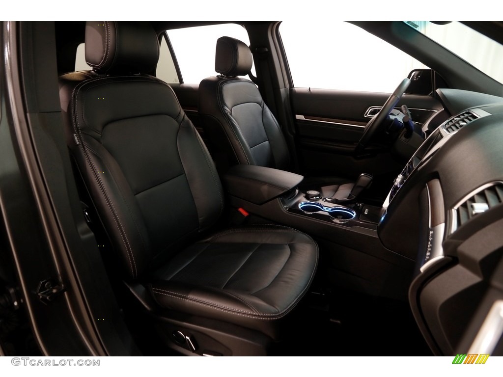 2017 Explorer Limited 4WD - Magnetic / Ebony Black photo #14