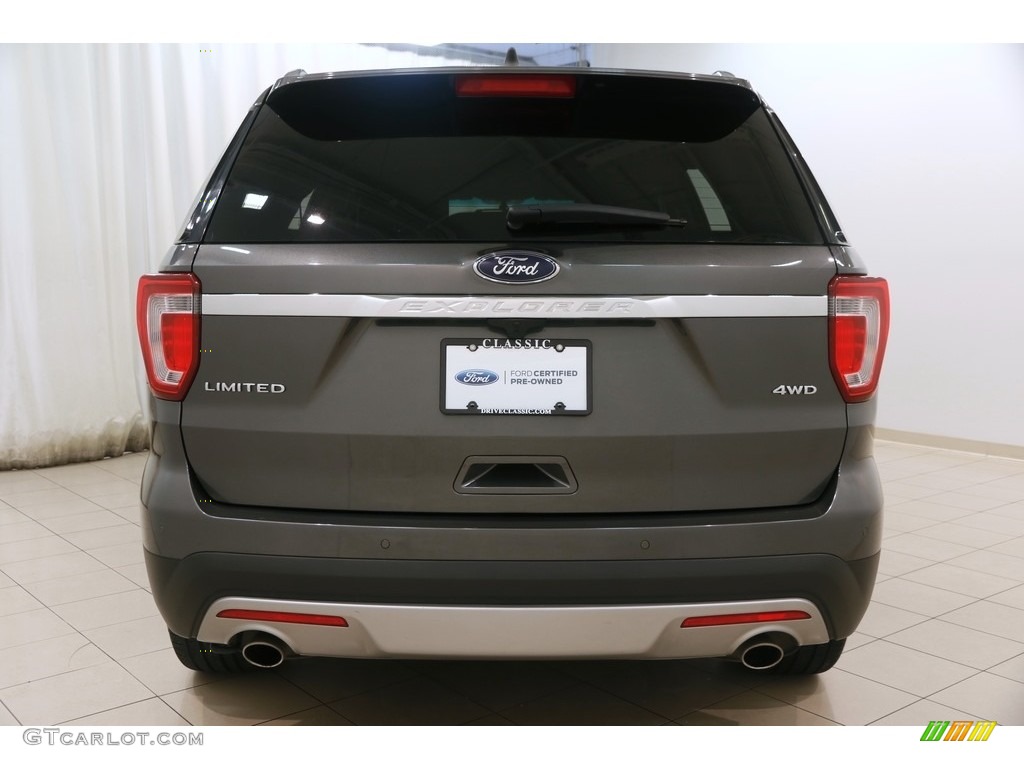 2017 Explorer Limited 4WD - Magnetic / Ebony Black photo #18