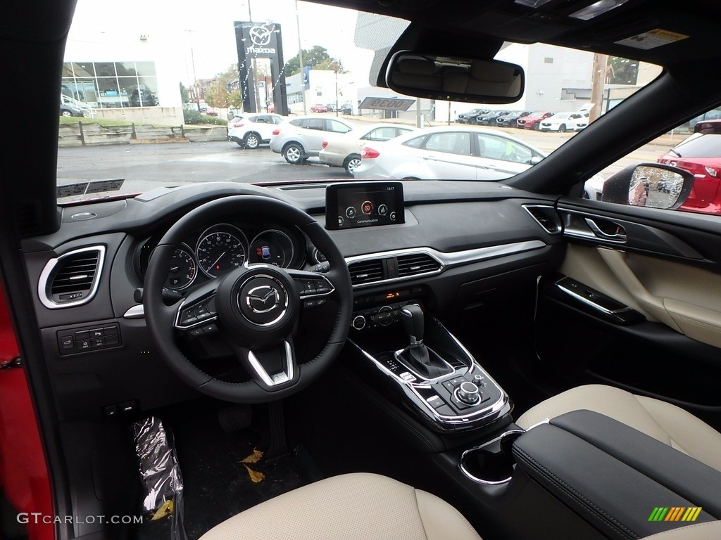 2018 Mazda CX-9 Grand Touring AWD Sand Dashboard Photo #123236959