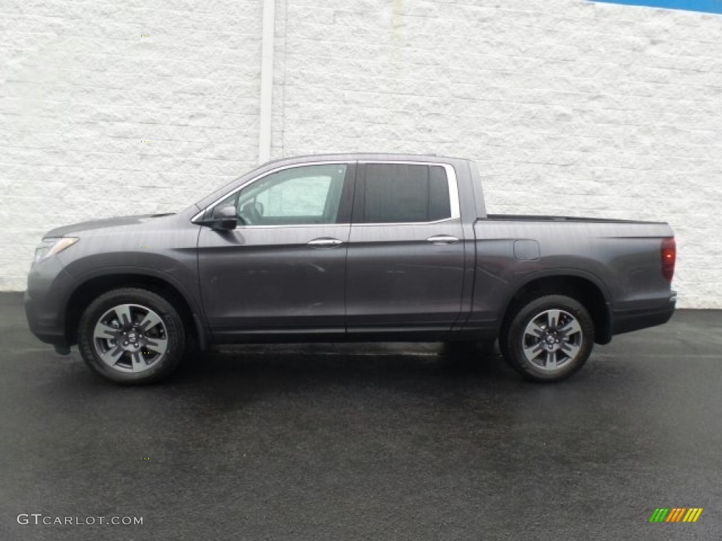 2018 Ridgeline RTL-E AWD - Modern Steel Metallic / Gray photo #6