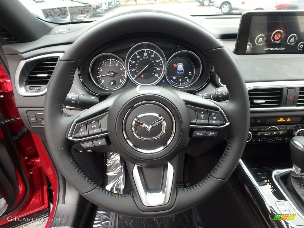 2018 Mazda CX-9 Grand Touring AWD Sand Steering Wheel Photo #123237070
