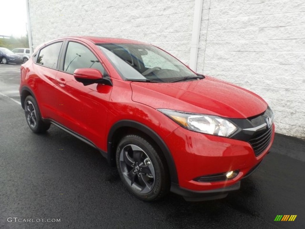 Milano Red 2018 Honda HR-V EX AWD Exterior Photo #123238024
