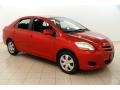 2007 Barcelona Red Metallic Toyota Yaris Sedan #123234421