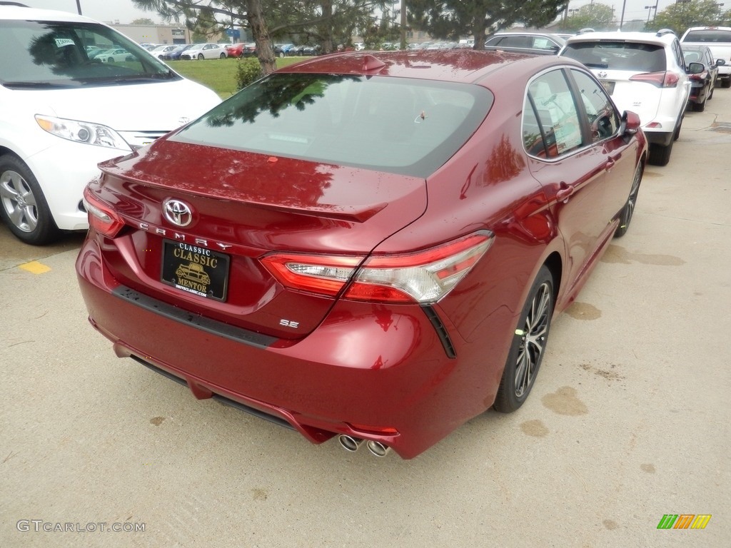 2018 Camry SE - Ruby Flare Pearl / Black photo #2