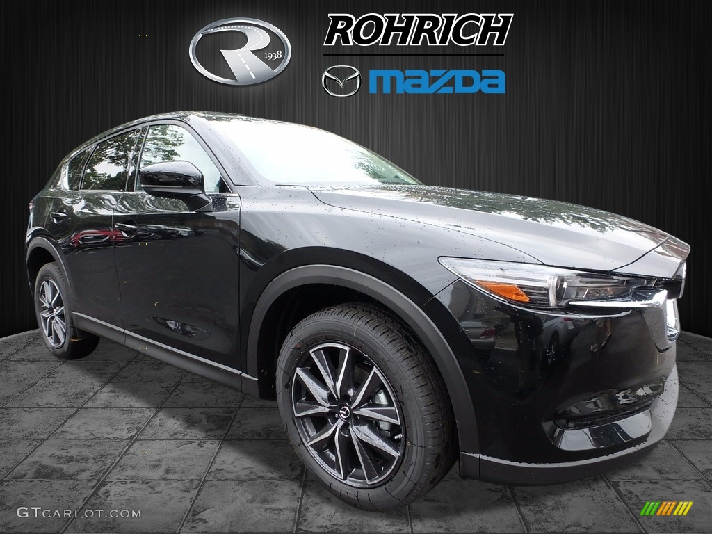 2017 CX-5 Grand Touring AWD - Jet Black Mica / Parchment photo #1