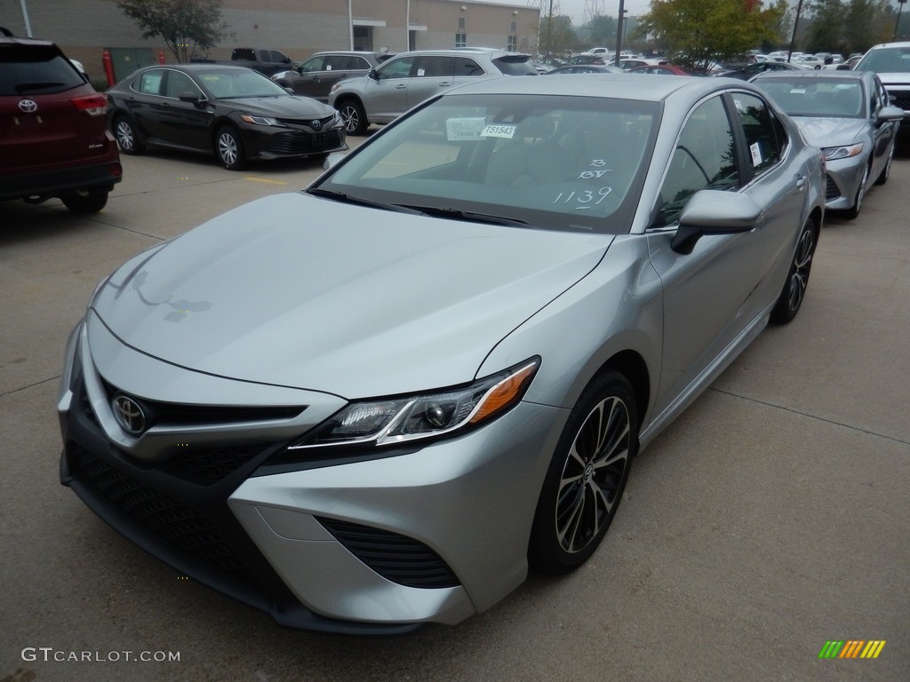 2018 Camry SE - Celestial Silver Metallic / Ash photo #1
