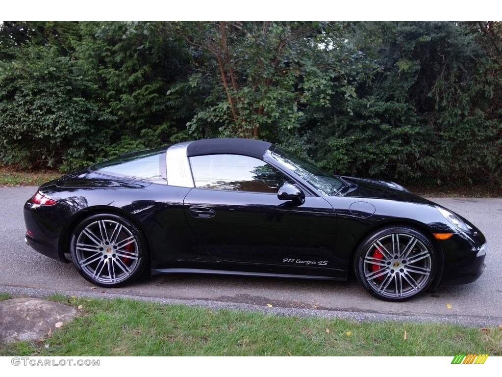 Black 2015 Porsche 911 Targa 4S Exterior Photo #123243100