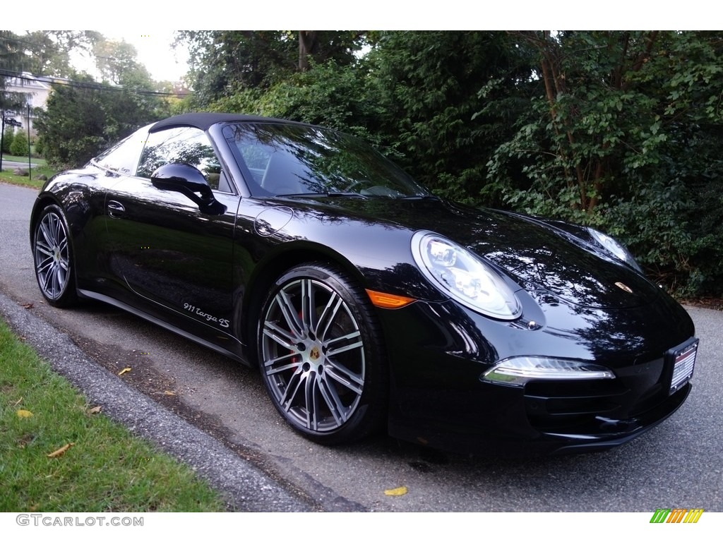 Black 2015 Porsche 911 Targa 4S Exterior Photo #123243127