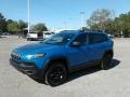 Hydro Blue Pearl - Cherokee Trailhawk 4x4 Photo No. 1