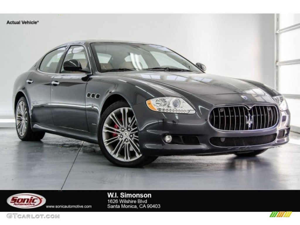 2011 Quattroporte  - Grigio Granito (Dark Grey) / Cuoio photo #1