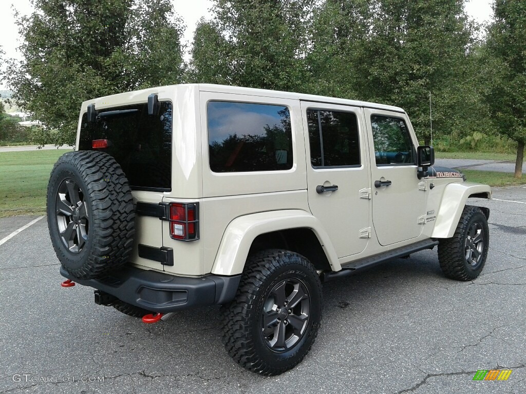 2017 Wrangler Unlimited Rubicon 4x4 - Gobi / Black photo #6