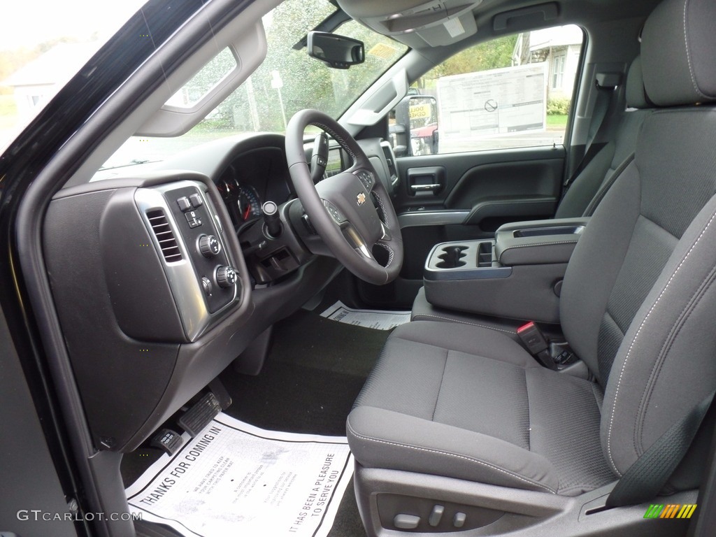 Jet Black Interior 2018 Chevrolet Silverado 2500HD LT Crew Cab 4x4 Photo #123244399