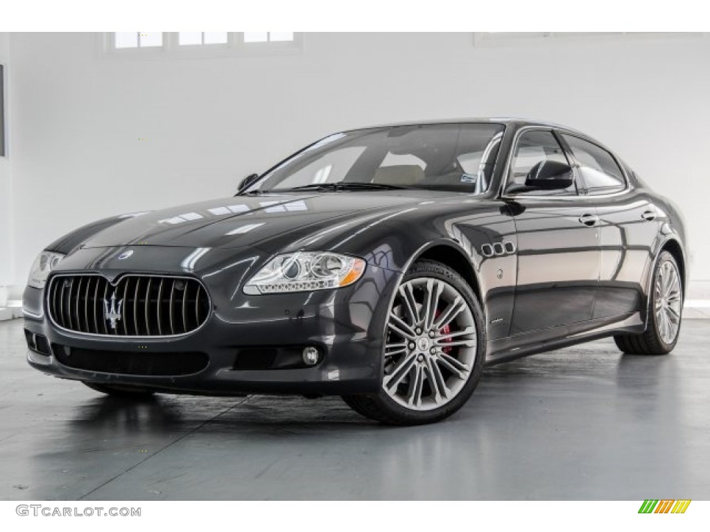 2011 Quattroporte  - Grigio Granito (Dark Grey) / Cuoio photo #14