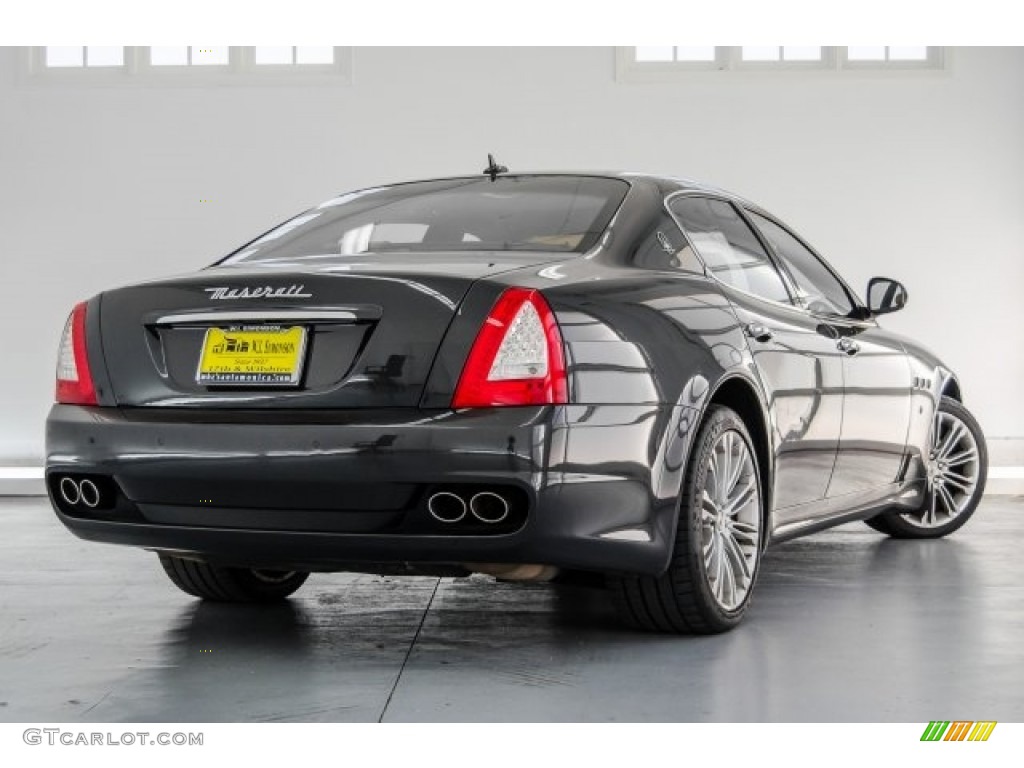 2011 Quattroporte  - Grigio Granito (Dark Grey) / Cuoio photo #16