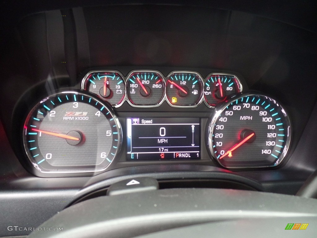 2018 Chevrolet Silverado 2500HD LT Crew Cab 4x4 Gauges Photo #123244633