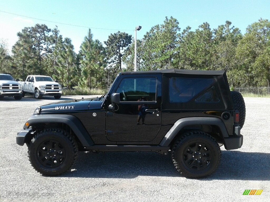 2017 Wrangler Sport 4x4 - Black / Black photo #2