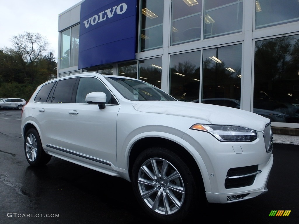 Crystal White Pearl Metallic 2018 Volvo XC90 T6 AWD Inscription Exterior Photo #123245272