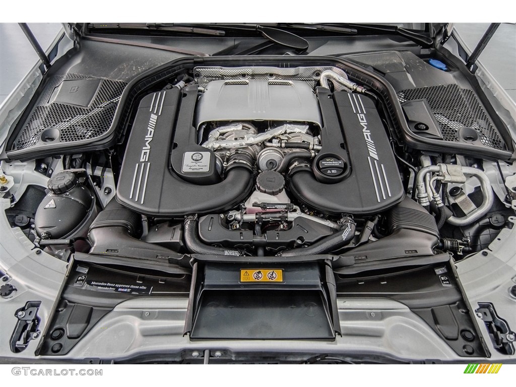 2018 Mercedes-Benz C 63 AMG Sedan 4.0 Liter AMG biturbo DOHC 32-Valve VVT V8 Engine Photo #123246073