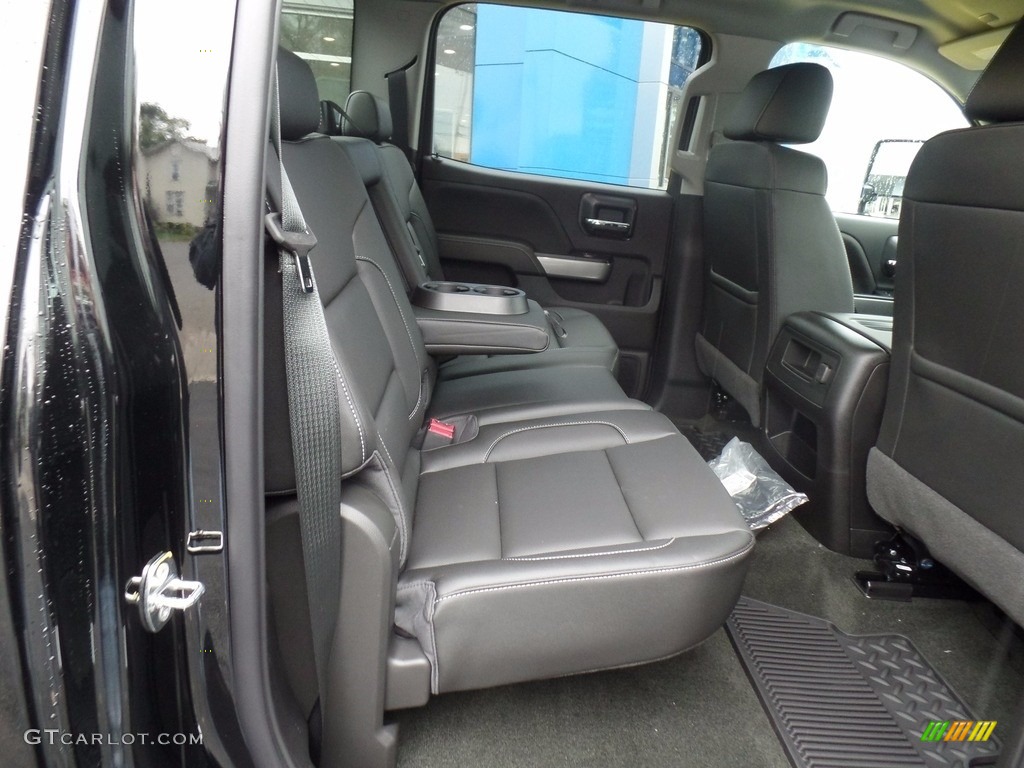 Jet Black Interior 2018 Chevrolet Silverado 3500HD LTZ Crew Cab 4x4 Photo #123246316