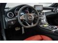 Cranberry Red/Black Dashboard Photo for 2018 Mercedes-Benz C #123246640
