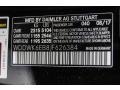  2018 C 43 AMG 4Matic Cabriolet Black Color Code 040