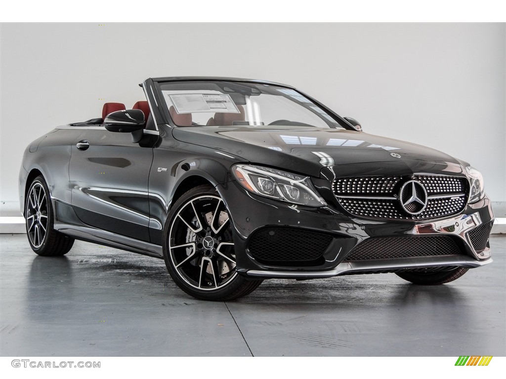Black 2018 Mercedes-Benz C 43 AMG 4Matic Cabriolet Exterior Photo #123246793