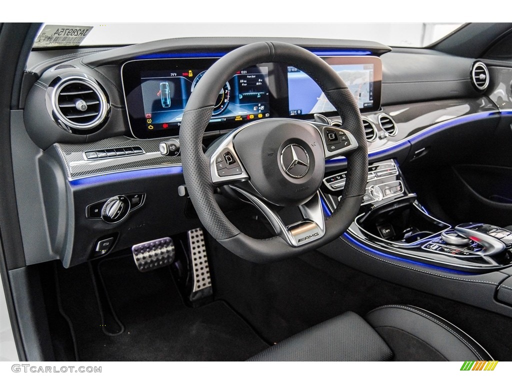 2018 Mercedes-Benz E AMG 63 S 4Matic Black Dashboard Photo #123246937