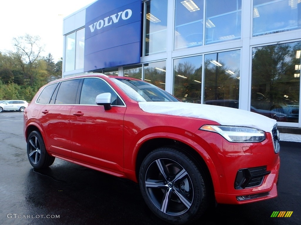 Passion Red 2018 Volvo XC90 T6 AWD R-Design Exterior Photo #123247012