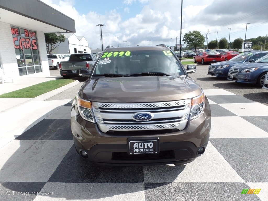 2015 Explorer XLT - Bronze Fire / Medium Light Stone photo #2