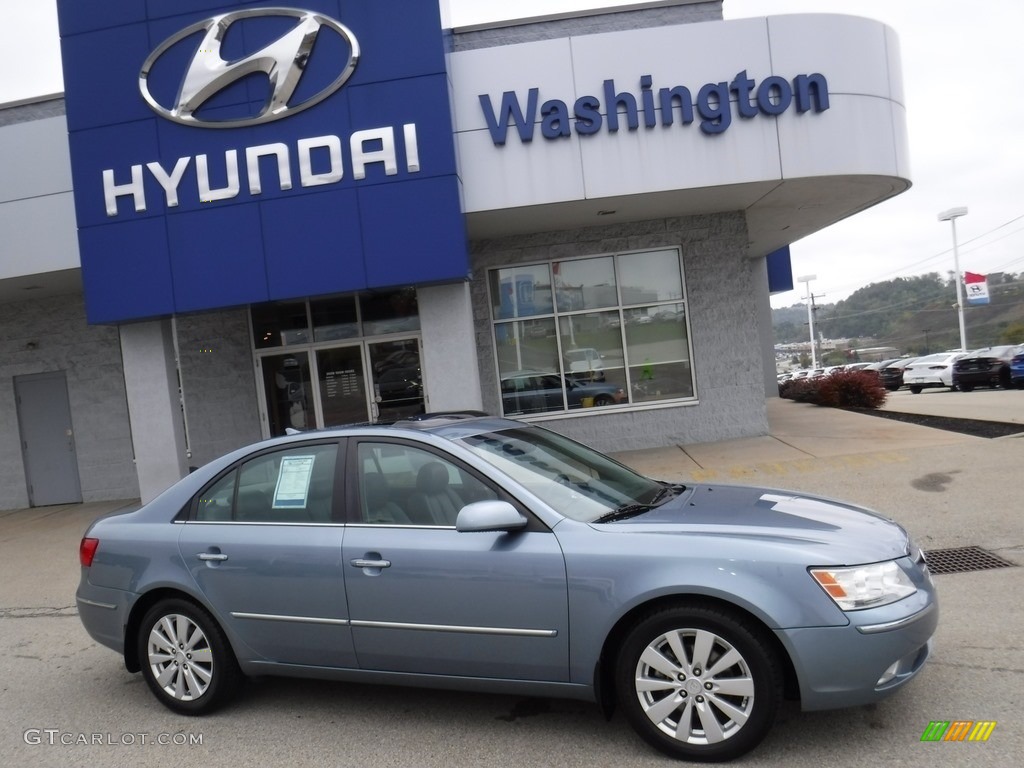 2009 Sonata Limited V6 - Medium Silver Blue / Gray photo #2