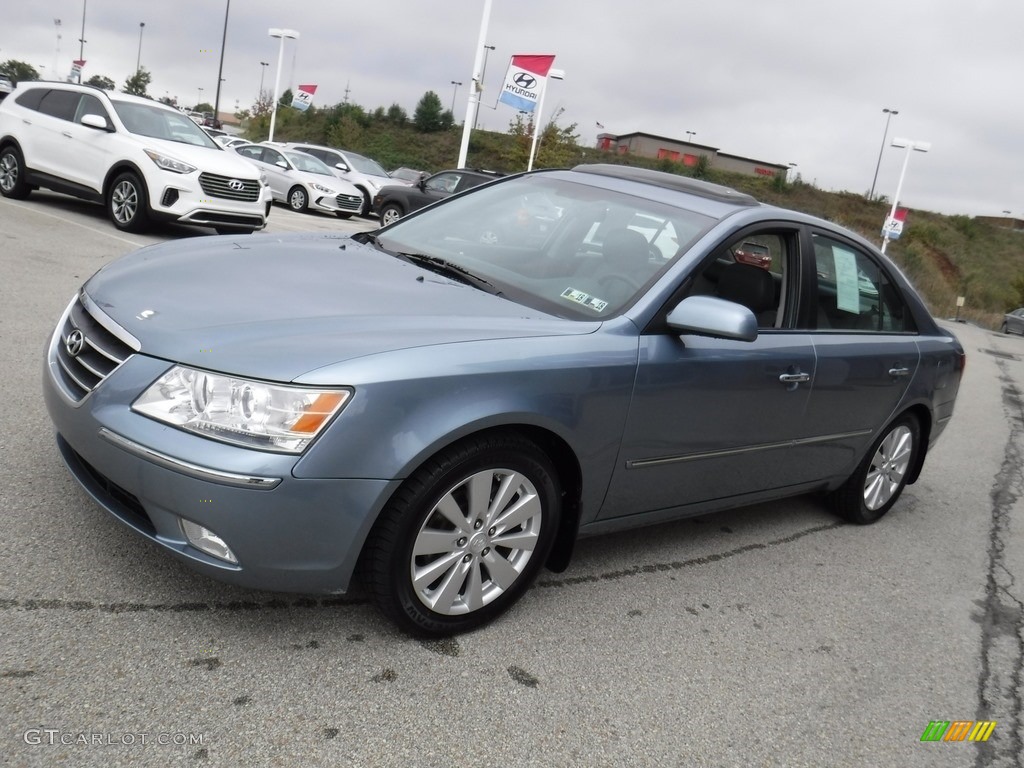 2009 Sonata Limited V6 - Medium Silver Blue / Gray photo #6