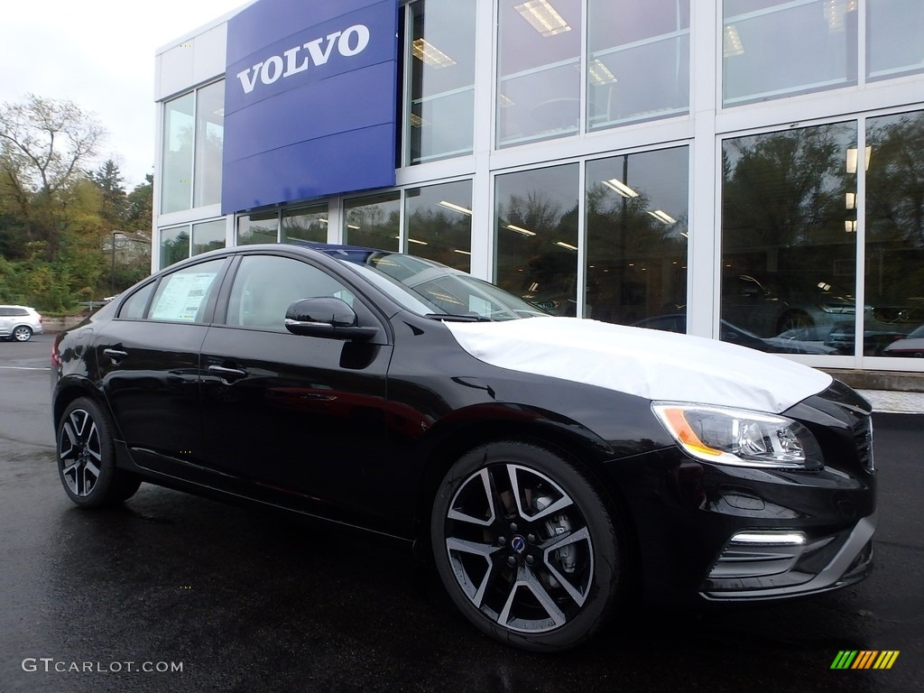 Onyx Black Metallic 2018 Volvo S60 T5 AWD Dynamic Exterior Photo #123248485