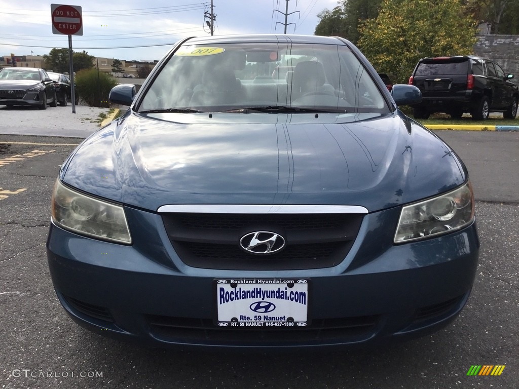 2007 Sonata GLS - Deepwater Blue / Beige photo #2