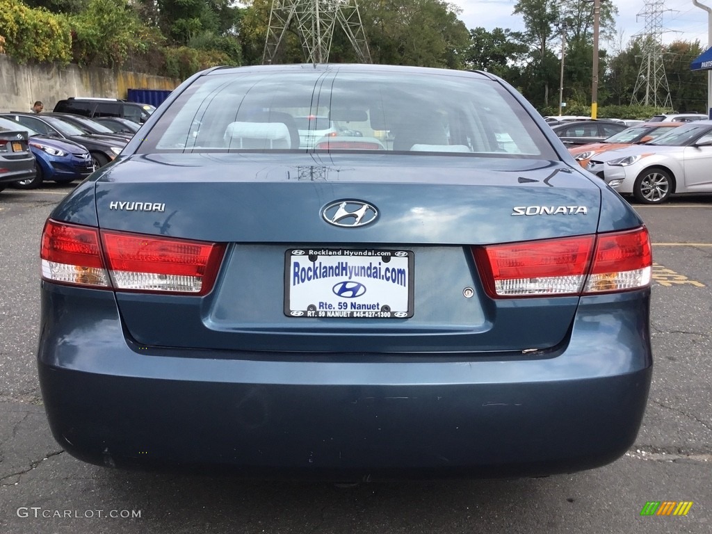 2007 Sonata GLS - Deepwater Blue / Beige photo #5