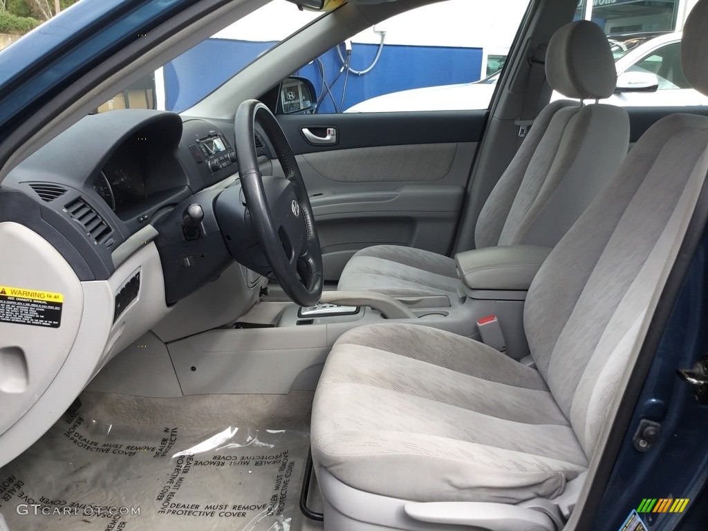 2007 Sonata GLS - Deepwater Blue / Beige photo #10