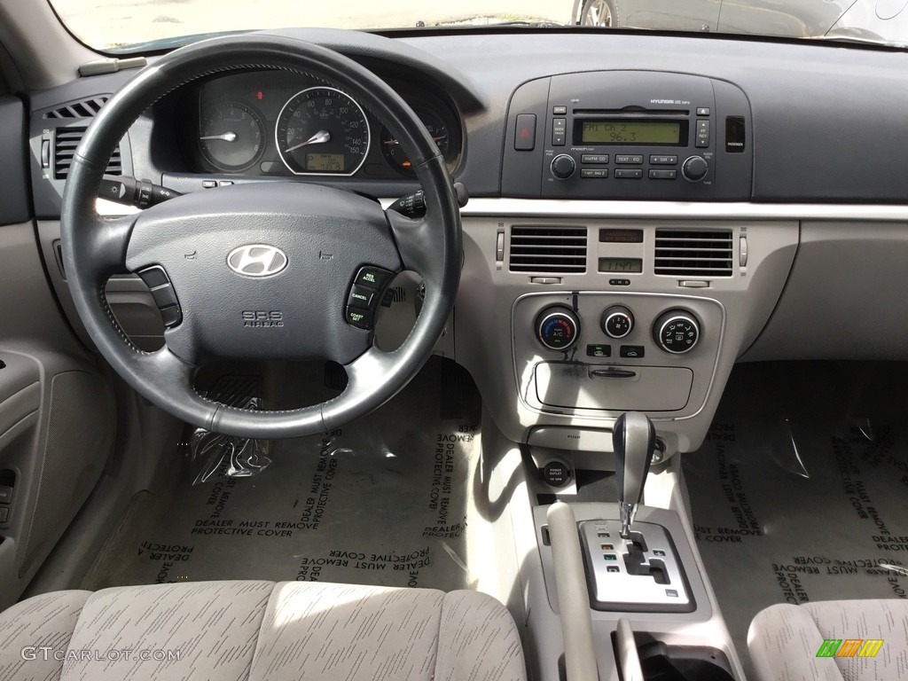 2007 Sonata GLS - Deepwater Blue / Beige photo #13