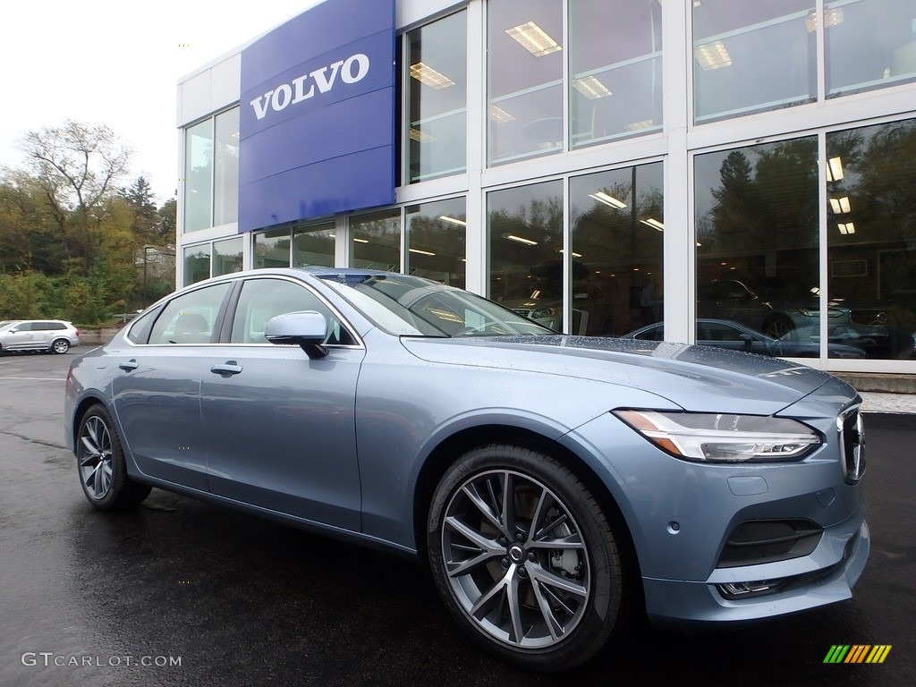 Mussel Blue Metallic 2018 Volvo S90 T6 AWD Exterior Photo #123248833