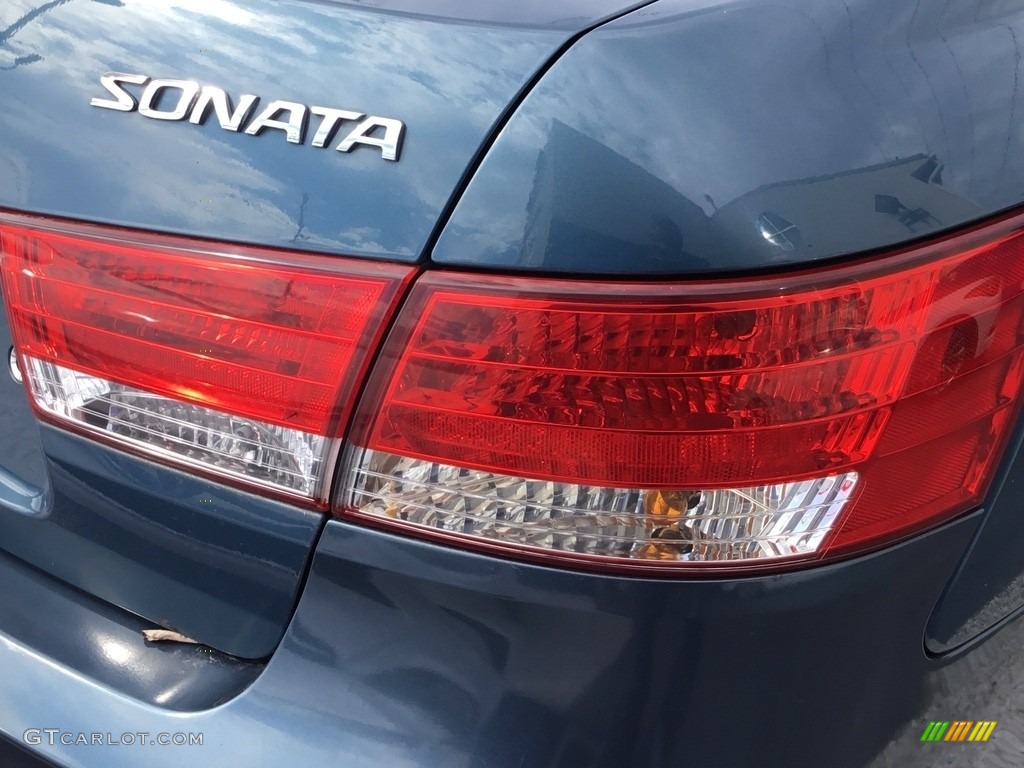 2007 Sonata GLS - Deepwater Blue / Beige photo #21