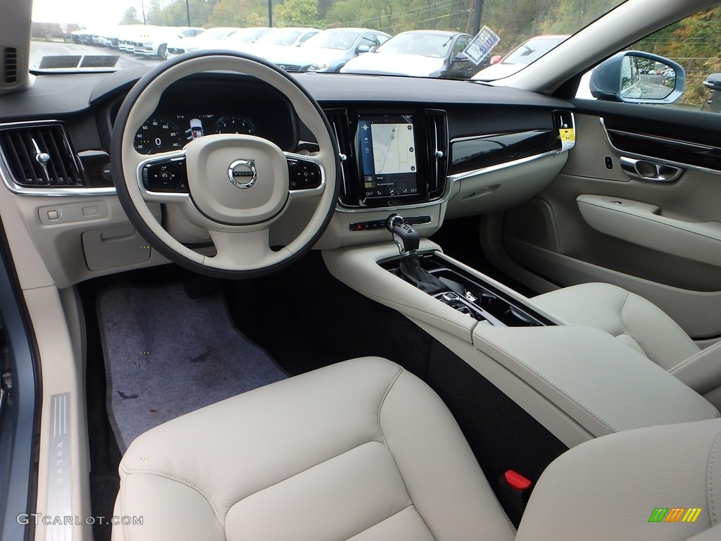 Blonde Interior 2018 Volvo S90 T6 AWD Photo #123249019