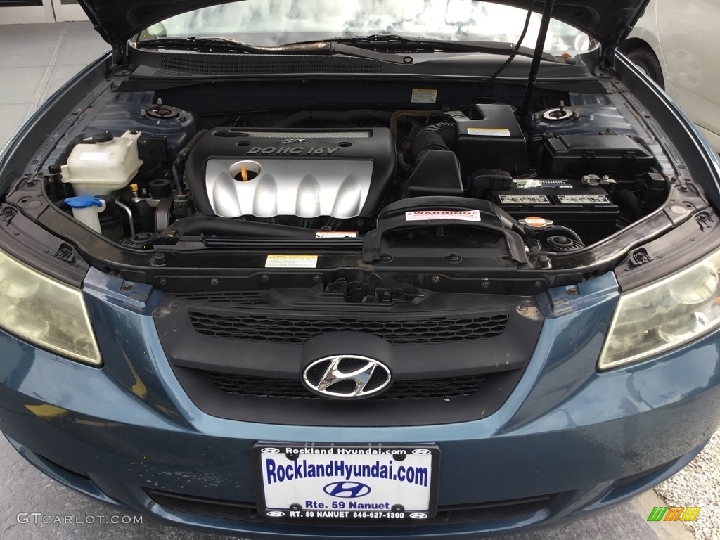 2007 Sonata GLS - Deepwater Blue / Beige photo #28