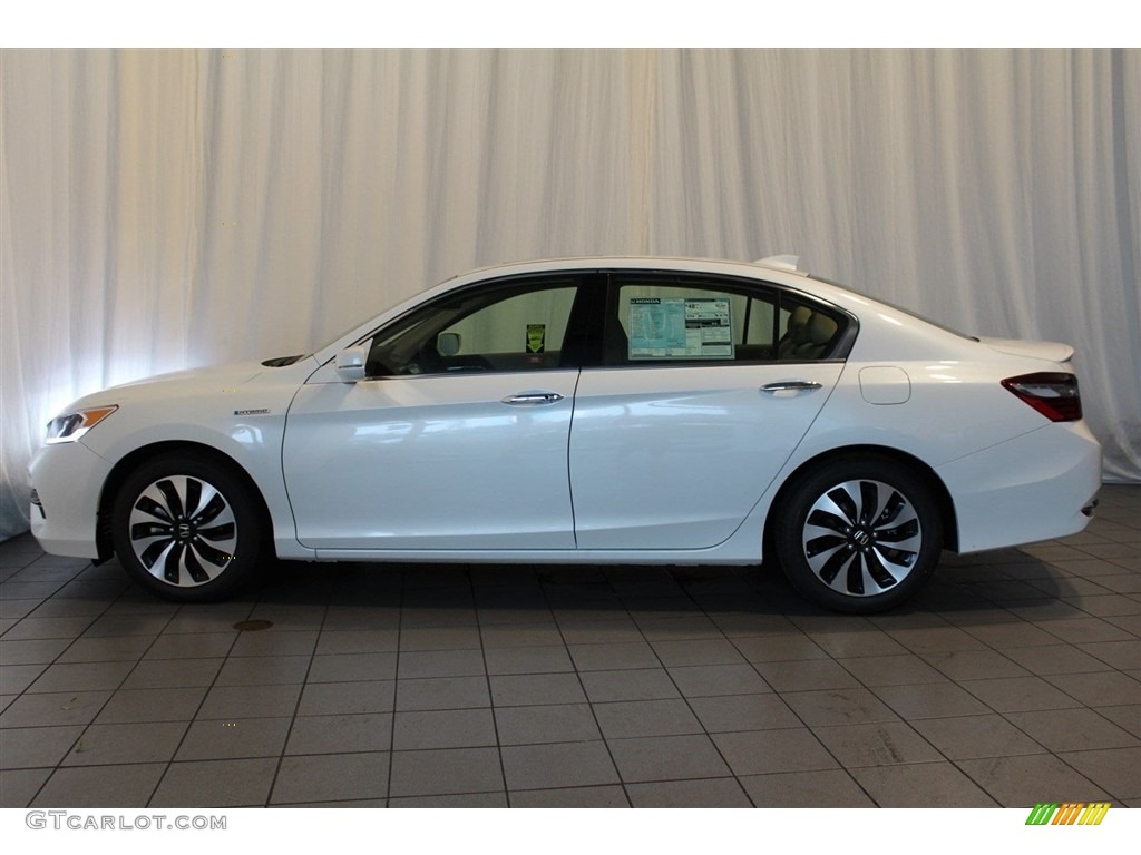 2017 Accord Hybrid EX-L Sedan - White Orchid Pearl / Ivory photo #5