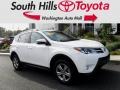 2015 Super White Toyota RAV4 XLE AWD  photo #1