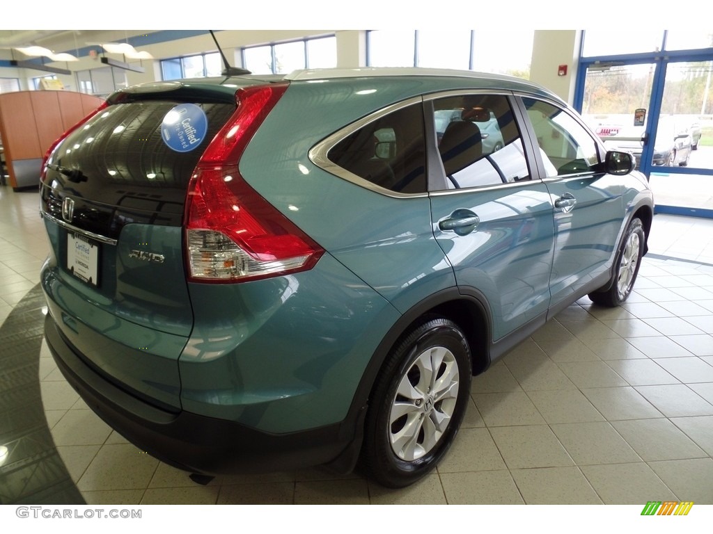 2014 CR-V EX-L AWD - Mountain Air Metallic / Beige photo #3