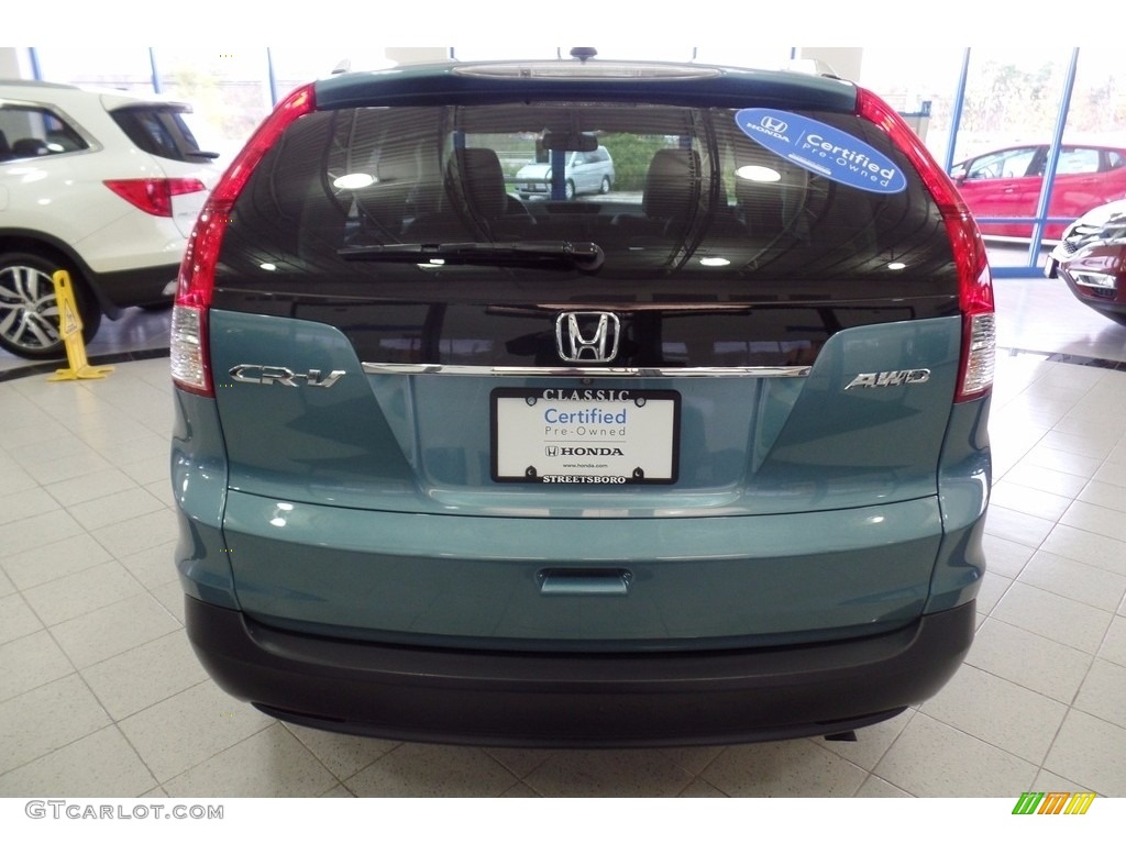 2014 CR-V EX-L AWD - Mountain Air Metallic / Beige photo #12