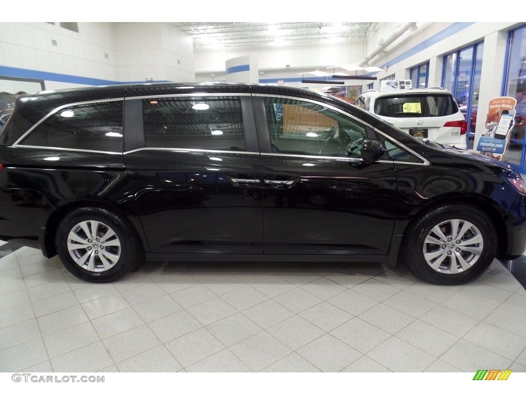 2015 Odyssey EX-L - Crystal Black Pearl / Truffle photo #4