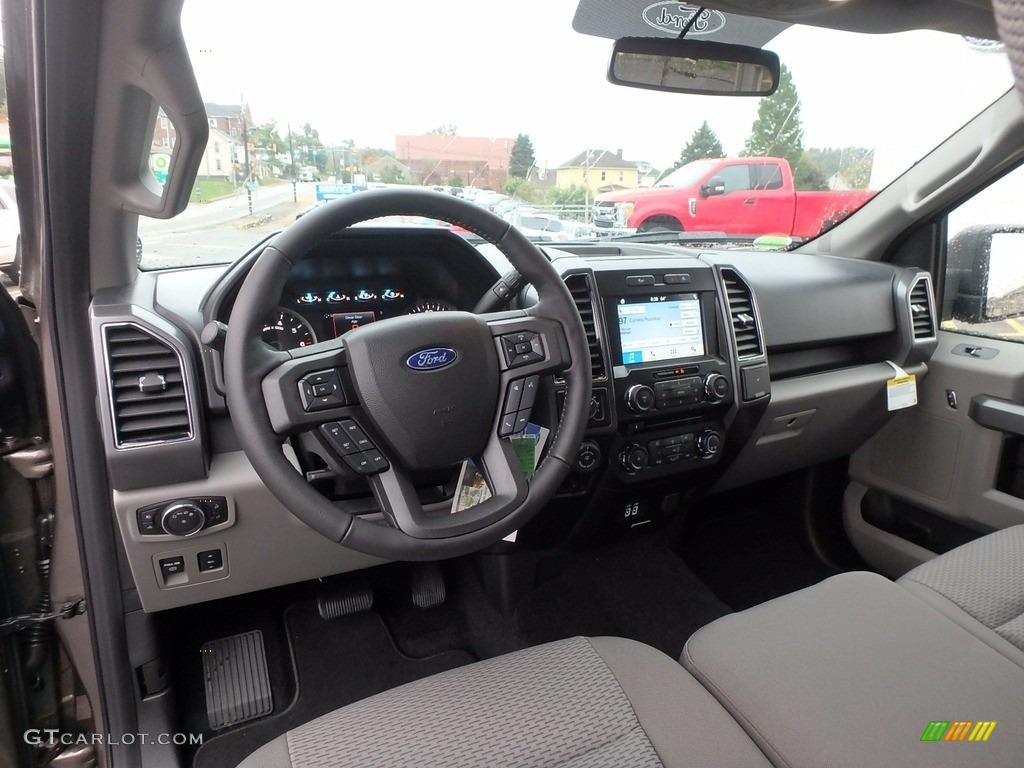 2018 F150 XLT SuperCrew 4x4 - Stone Gray / Earth Gray photo #11