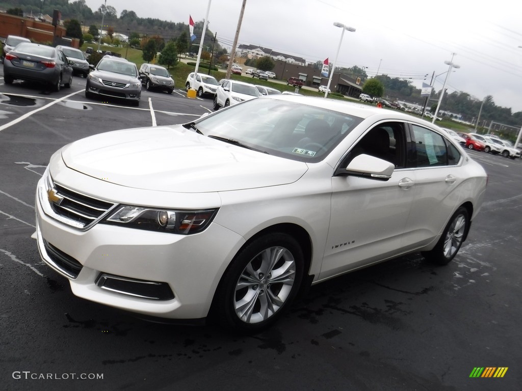 2014 Impala LT - White Diamond Tricoat / Jet Black/Brownstone photo #5